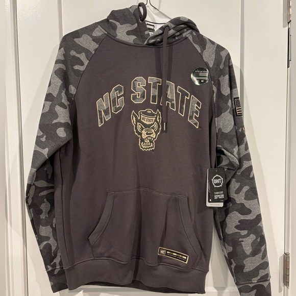 NC State Mens Support Our Troops Hoodie - Medium - Picture 1 of 5